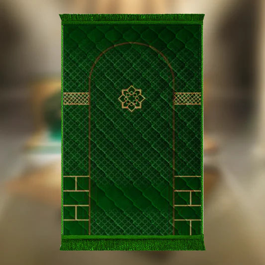 Green Ghilaf & Flower - Barakah