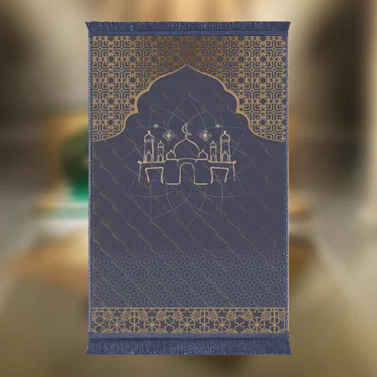 Grey Mosque & Flowers - Barakah