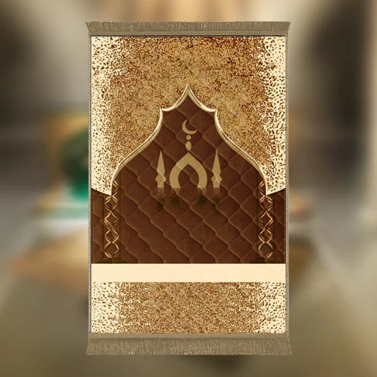 Beige Mosque & Moon - Barakah